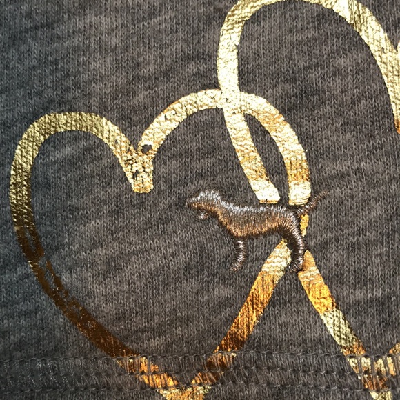 PINK shorts! Gold foil detail. Sz small - Picture 2 of 6